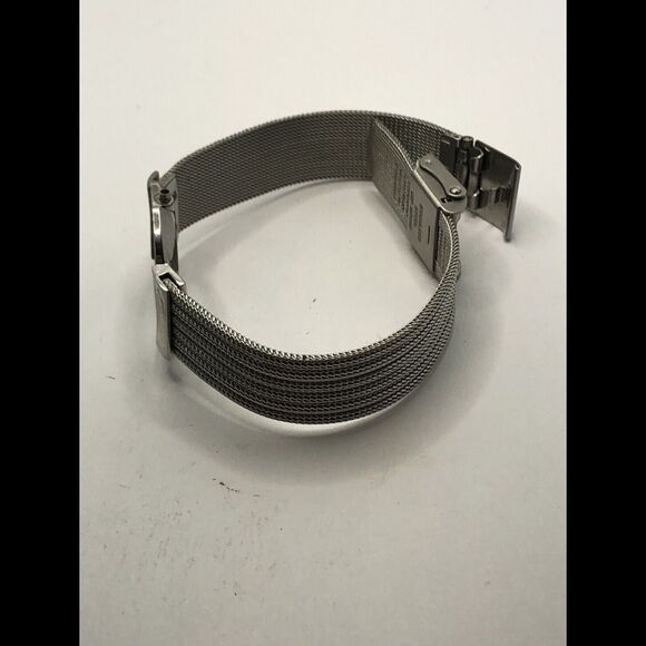 Skagen Watch Parts Band 18mm Clasp Case 24mm No Crystal Silver Links PY254 - Picture 12 of 12